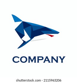 A logo with a shark theme that symbolizes sharpness and resilience to become a survivor