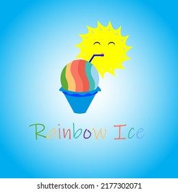 Logo for shaved ice shop