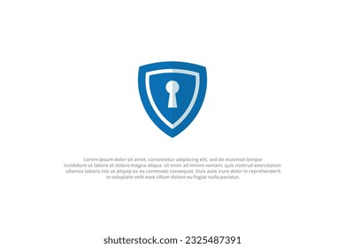 logo shield security key hole