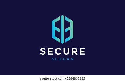 Logo shield security service industrial