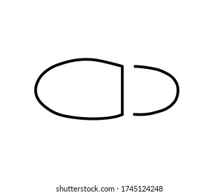 Logo for the shoe store. on different backgrounds.