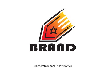 
Logo eines Sterns aus dem fernen Himmel