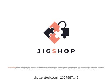 logo shop bag jigsaw puzzle marketplace online unicorn ecommerce
