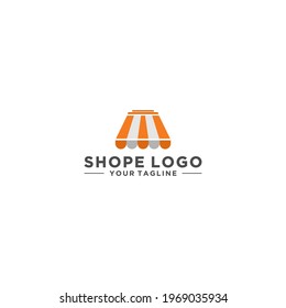 logotipo para tienda de fondo blanco, logotipo sencillo y fácil de recordar