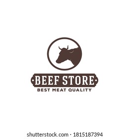 logo for a shop selling beef