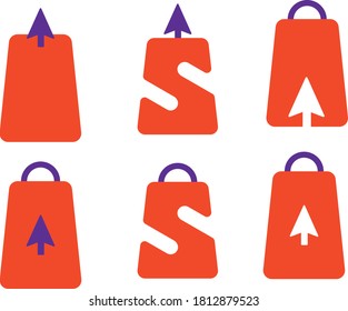 logo, shopping, mouse, bag, store, supermarket, market, symbol, business, shop, flat, icon, buy, website, 