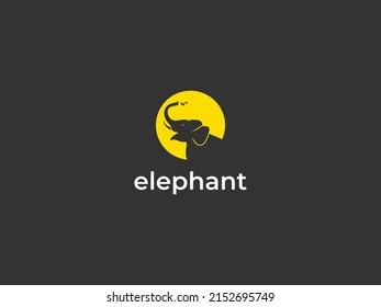The logo shows an elephant's head image with negative space