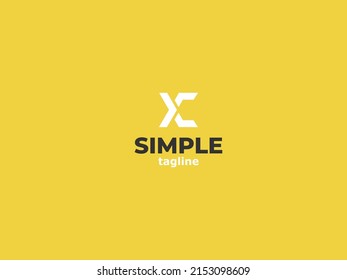 The logo shows the initials XC or X in a modern and futuristic style suitable for your company logo