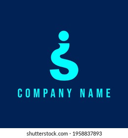 iS logo Si logo design