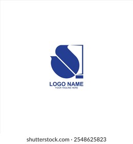 logotipo é ícone inicial com ilustração de vetor criativo