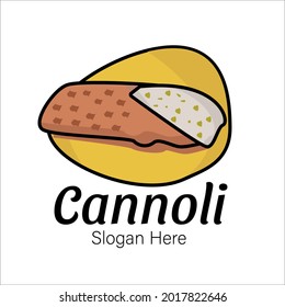 Logo for sicilian cannoli very elegant