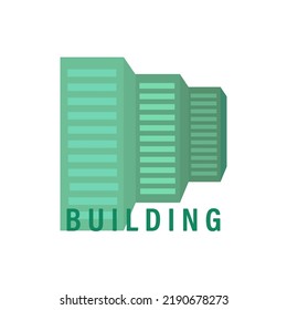 Logo, sign, building construction brand, text. Creative modern construction real estate logo design with business card vector template. Architecture and business companies.  Vector illustration.