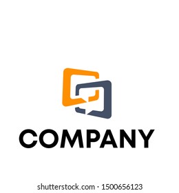 LOGO SIGN COMMUNICATIONS VECTOR TEMPLATE 