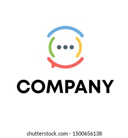LOGO SIGN COMMUNICATIONS VECTOR TEMPLATE 