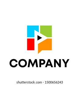 LOGO SIGN COMMUNICATIONS VECTOR TEMPLATE 