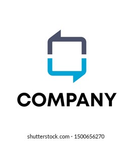 LOGO SIGN COMMUNICATIONS VECTOR TEMPLATE 