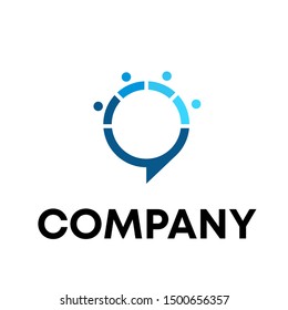 LOGO SIGN COMMUNICATIONS VECTOR TEMPLATE 