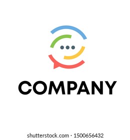 LOGO SIGN COMMUNICATIONS VECTOR TEMPLATE 
