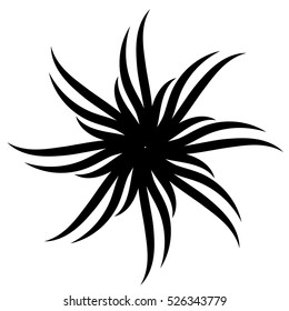 logo, sign, flower, symbol. Vector. Decor for your design, lace ornament, round pattern with lots of details. Oriental style, floral  pattern Circle lace ornament. tattoo