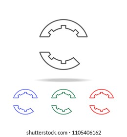 logo sign games icon. Elements of game life in multi colored icons. Premium quality graphic design icon. Simple icon for websites, web design, mobile app on white background