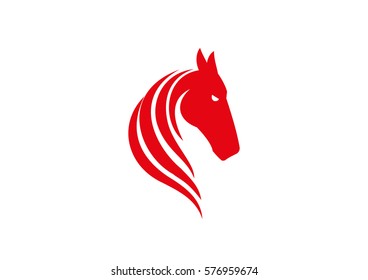 Red Horse Stock Vector (Royalty Free) 581323723