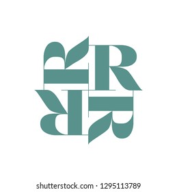 Logo sign with initial letter