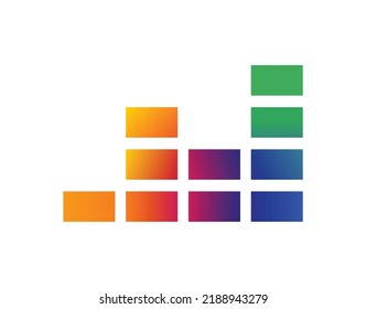 Logo Sign Isolated Social Media Digital Famous Full Color Vector Template Signal Music Icon Internet Symbol White Background