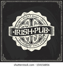 logo sign retro badge brewery vector chalkboard beer retro styled seal of brew or brewery on a blackboard excellent as a pattern of publicity logo sign retro badge brewery vector chalkboard beer class