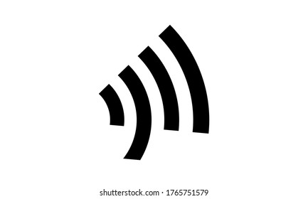 logo signal amplifier design vector syimbol