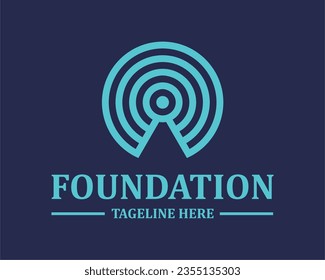 Logo A logo signal circle design 