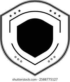 Logo silhouette vector style with white background