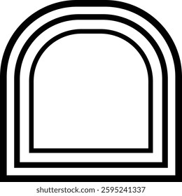 Logo silhouette vector style with white background