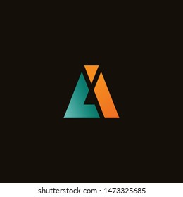 A LOGO SIMPEL AND ELEGAN LOGO WITH UNIQUE AND SOFT COLOR COMBINATIONS