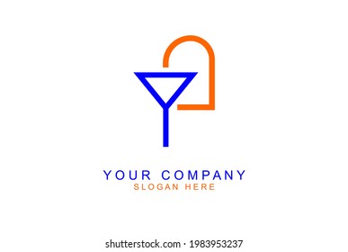 Logo for simple company brand vector eps 10