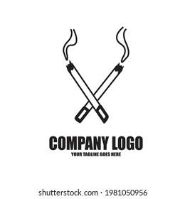 un logotipo con un diseño sencillo que hace referencia a los cigarrillos con un diseño sencillo y más moderno