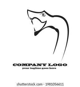 a logo with a simple design that refers to the viper snake with a simpler and more modern design