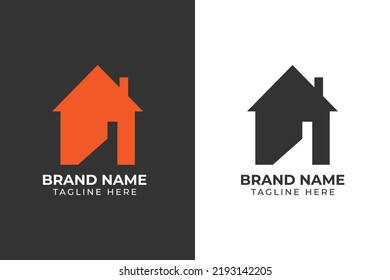 logo simple home template design 