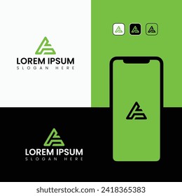 A Logo. Simple Letter A Vector Logo Design Template