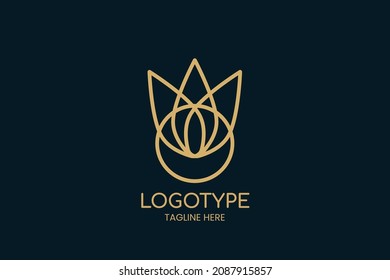 Logo simple line luxury elegant