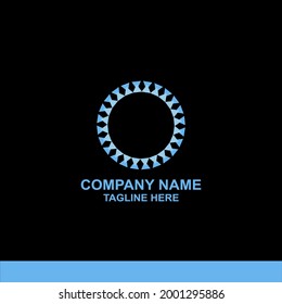 a logo with a simple mandala concept but looks modern and unique