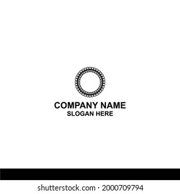 a logo with a simple mandala concept suitable for logos in various businesses