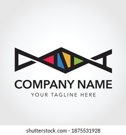 logo simple and minimalist infinity