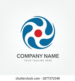 Logo einfach und modern abstrakt 
