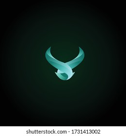 logotipo línea moderna arte asombroso