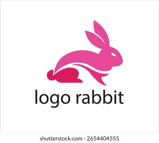logotipo coelho simples para negócios e empresa