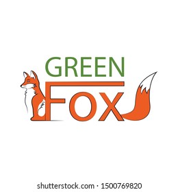 Logo sitting green-red Fox, separated by an inscription.
