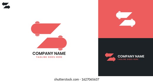 Logo Skateboard - All elements on this template are editable with vector software