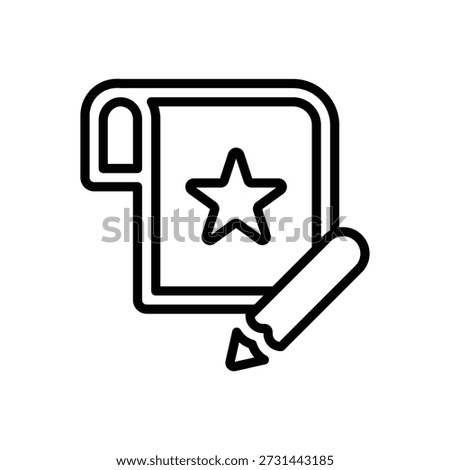 Logo sketching icon, Line Vector graphics