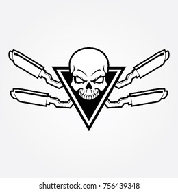 logo skull icon race