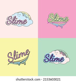 Logotipo para un Slime, vector grahic